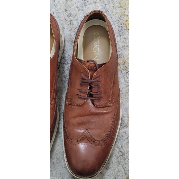 Cole Haan Men\'s Original Grand‎ Wingtip Oxford Shoes Brown Woodbury Size 9.5 M main image 5
